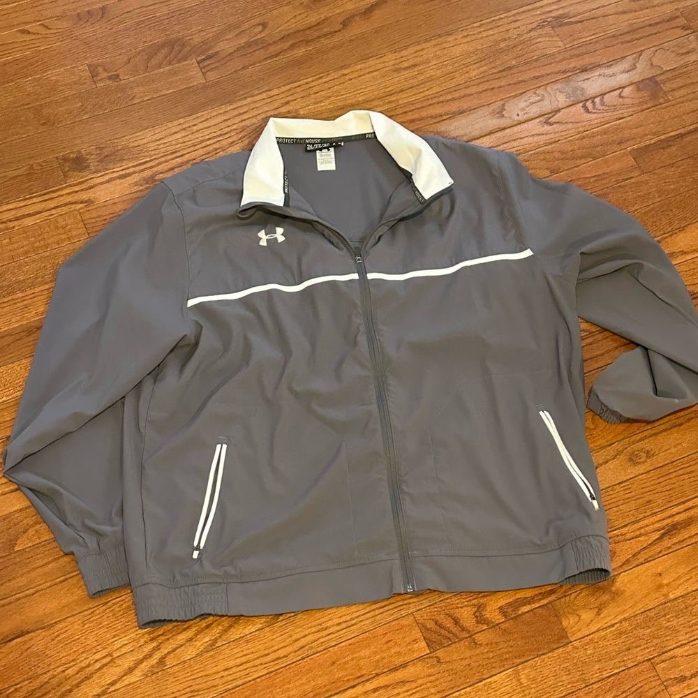 Under Armour Gray Windbreaker Jacket